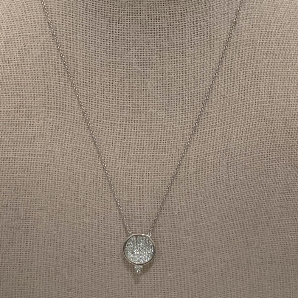 Jude Frances 14kt White Gold & Topaz Necklace